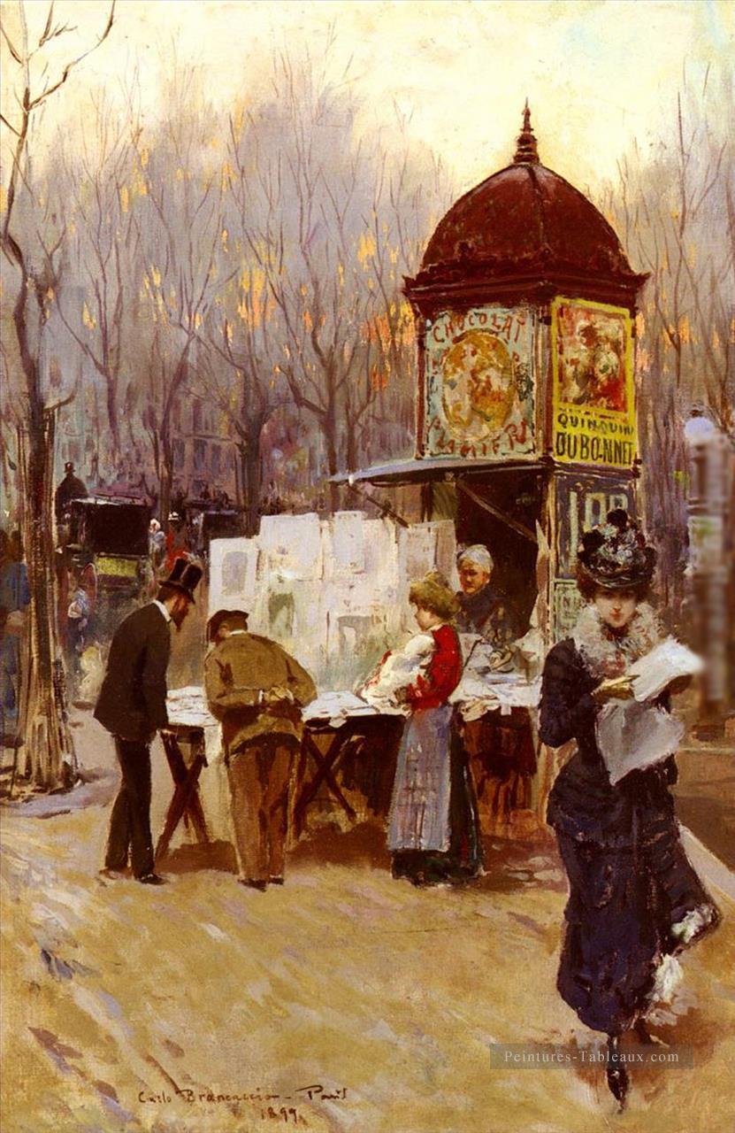 Carlo Brancaccio Le Kiosque Paris Peintures à l'huile